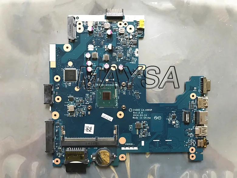 Материнская плата ZS040 для ноутбука HP 240 246 G3 775630-501 дюйма N2815 материнская ПК