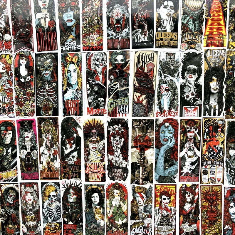 50PCS Cool Gothic Terror Rock Stickers Skeleton Dark pattern Sticker For Skateboard Guitar Luggage Motorcycle Car Laptop Sticker
50PCS Cool Gothic Terror Rock Stickers Skeleton Dark pattern Sticker For Skateboard Guitar Luggage Motorcycle Car Laptop Sticker