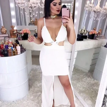 Seamyla 2020 New Women Bandage Dress Sexy Bodycon Deep V Celebrity Evening Party Dresses Summer Bodycon Club Maxi Dress Vestidos
Seamyla 2020 New Women Bandage Dress Sexy Bodycon Deep V Celebrity Evening Party Dresses Summer Bodycon Club Maxi Dress Vestidos