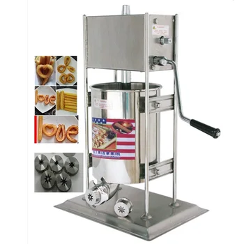 10L Manual Commercial Vertical Churros Maker Stainless Steel Spanish Oil Strip Commercial Churro Machine Without Fryer
10L Manual Commercial Vertical Churros Maker Stainless Steel Spanish Oil Strip Commercial Churro Machine Without Fryer