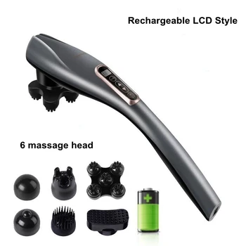 Electric Handheld 6 style Massager Head Machine Full Body Neck Vertebra Back Muscle Relax Vibrating Tissue Massage Health Care
Electric Handheld 6 style Massager Head Machine Full Body Neck Vertebra Back Muscle Relax Vibrating Tissue Massage Health Care
