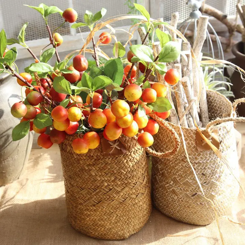 1PC Artificial Apple Tree Simulation Foam Apple Tree Branch Fruit Leaves Fake Plant Flower Wedding Home Party Table Decor Plant
1PC Artificial Apple Tree Simulation Foam Apple Tree Branch Fruit Leaves Fake Plant Flower Wedding Home Party Table Decor Plant