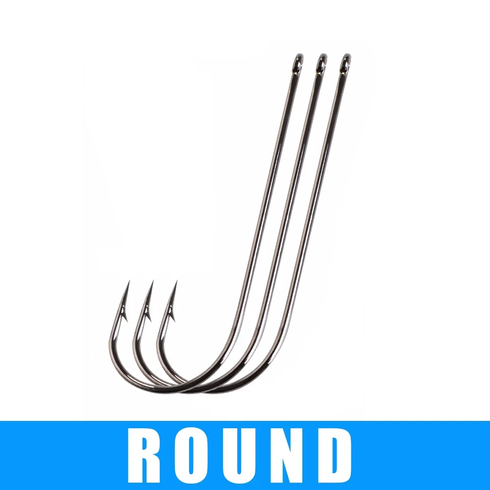 FTK ROUND BENT with ring Single Fishing Hook Set 7-30pcs High Carbon Steel Carp Hook Japan 2-18# Barbed Carp Fishhook With Eye
FTK ROUND BENT with ring Single Fishing Hook Set 7-30pcs High Carbon Steel Carp Hook Japan 2-18# Barbed Carp Fishhook With Eye