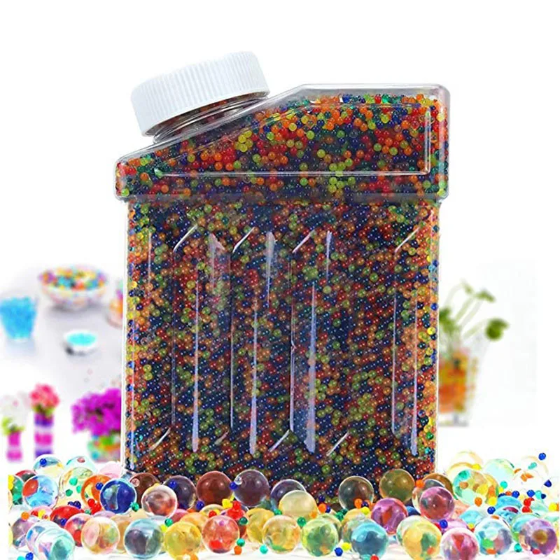 40000/Box 9-11mm Toy Gun Paintball Bullet Shooting Bombs Ball Water Beads Rainbow Growing Balls Home Decoration Plants Vase
40000/Box 9-11mm Toy Gun Paintball Bullet Shooting Bombs Ball Water Beads Rainbow Growing Balls Home Decoration Plants Vase