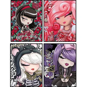 Embroidery Full square Pattern 5D DIY diamond paintings Cartoon girl 3D Cross stitch kits resin mosaic pictures wall stickers
Embroidery Full square Pattern 5D DIY diamond paintings Cartoon girl 3D Cross stitch kits resin mosaic pictures wall stickers