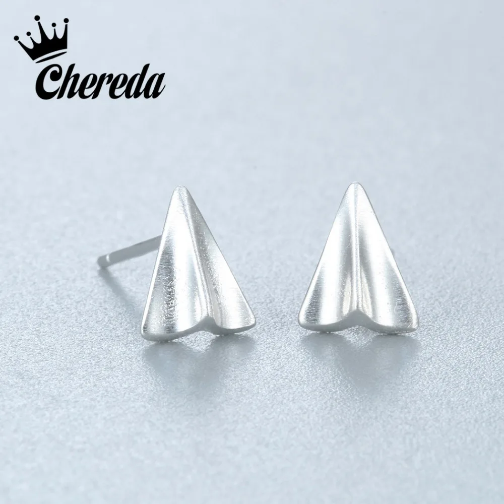 Chereda New Fashion Origami Plane Stud Earrings Cute Dainty Womens Fashion Earrings Simple Morden Airplane Jewelry
Chereda New Fashion Origami Plane Stud Earrings Cute Dainty Womens Fashion Earrings Simple Morden Airplane Jewelry