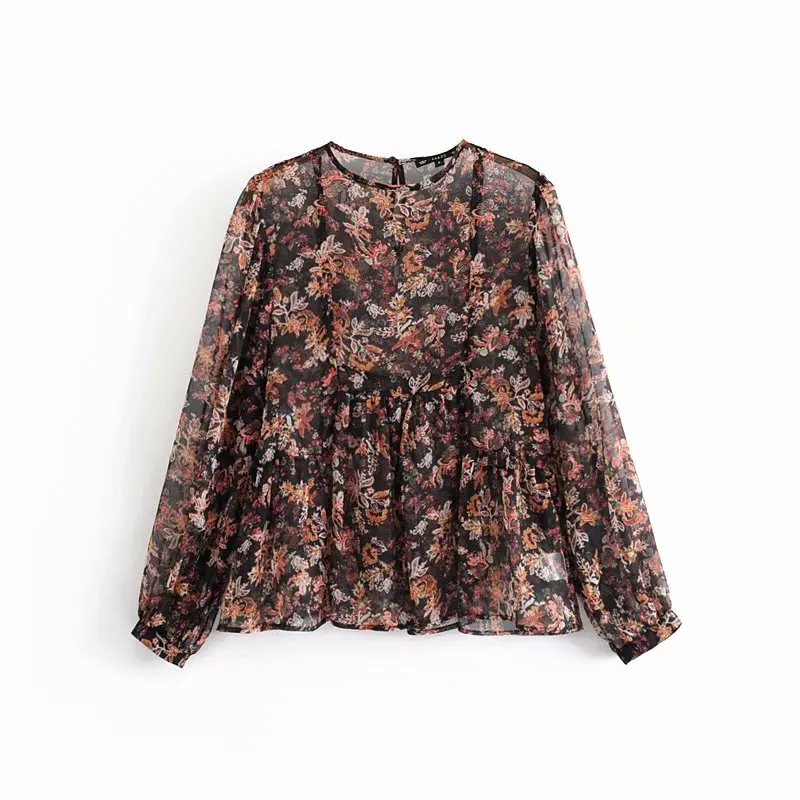 2019 new women fashion o neck tropical floral print casual loose blouse shirt women lantern sleeve blusas chemise tops LS3540
2019 new women fashion o neck tropical floral print casual loose blouse shirt women lantern sleeve blusas chemise tops LS3540