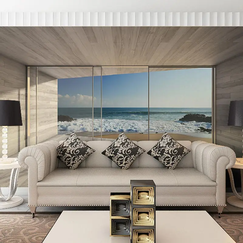 Home Office Decor Wall Paper Sticker Modern 3D Window Beach Photo Wallpaper Mural Living Room Self Adhesive Vinyl/Silk Wallpaper
Home Office Decor Wall Paper Sticker Modern 3D Window Beach Photo Wallpaper Mural Living Room Self Adhesive Vinyl/Silk Wallpaper