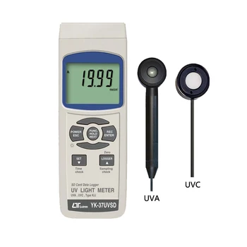 Lutron UVA & UVC Ultra-Violet Light Meter (YK-37UVSD) with Temperature Port and Data-logging
Lutron UVA & UVC Ultra-Violet Light Meter (YK-37UVSD) with Temperature Port and Data-logging
