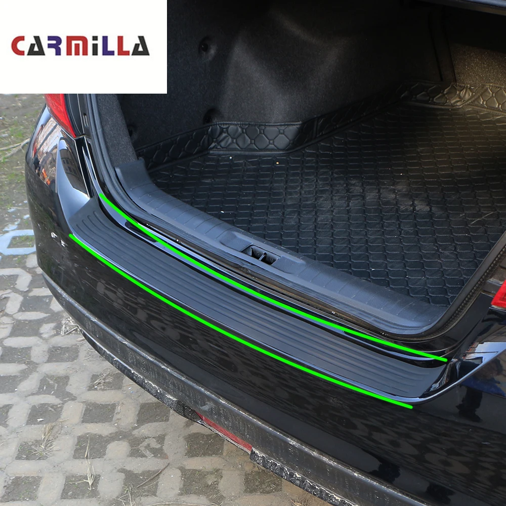 Car Styling Car Rear Protection Trim Trunk Bumper Strip Anti-rub Rubber Strips Trunk Decorative Stickers Accessories
Car Styling Car Rear Protection Trim Trunk Bumper Strip Anti-rub Rubber Strips Trunk Decorative Stickers Accessories