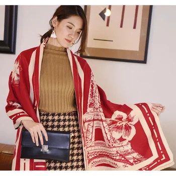 Printing Eiffel Tower Hot Sale Women Scarf Autumn Winter Air conditioning Warm Blanket Shawl 2018 Scarves Cachecol Drop Ship
Printing Eiffel Tower Hot Sale Women Scarf Autumn Winter Air conditioning Warm Blanket Shawl 2018 Scarves Cachecol Drop Ship