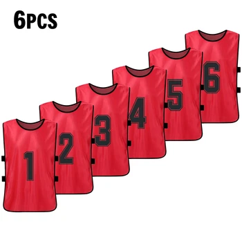 6 PCS Adults Basketball Pinnies Quick Drying Basketball Jerseys Soccer Football Team Scrimmage Practice Vest
6 PCS Adults Basketball Pinnies Quick Drying Basketball Jerseys Soccer Football Team Scrimmage Practice Vest