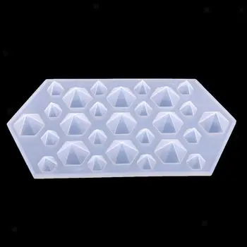DIY Diamond Silicone Mould Kit Jewelry Pendant Resin Casting Craft soap chocolate Making Molds 230*120*25mm
DIY Diamond Silicone Mould Kit Jewelry Pendant Resin Casting Craft soap chocolate Making Molds 230*120*25mm