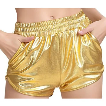 Women Shinny Metallic Casual Loose Shorts Elastic Mid Waist Sparkly Hot Dance Short Outfit
Women Shinny Metallic Casual Loose Shorts Elastic Mid Waist Sparkly Hot Dance Short Outfit