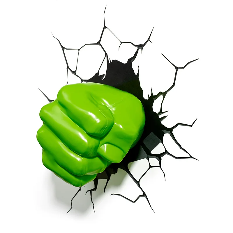 3D Hulk Fist Wall Lamp Avengers Kids Baby Sleep Light Bedside Lamp Night Light Bar Home Decoration Accessories Novelty Lights
3D Hulk Fist Wall Lamp Avengers Kids Baby Sleep Light Bedside Lamp Night Light Bar Home Decoration Accessories Novelty Lights