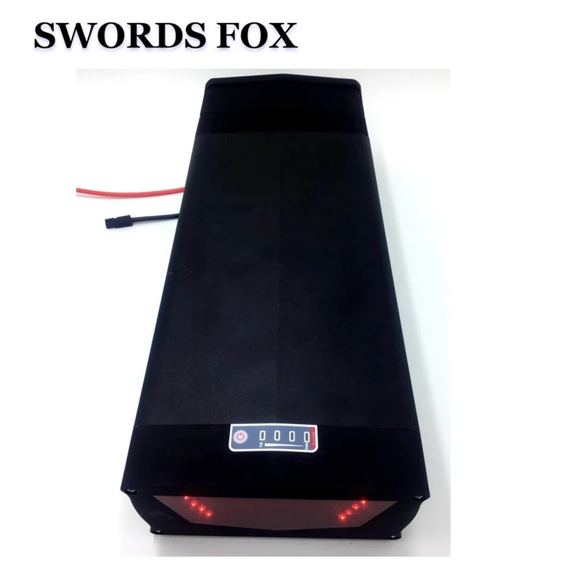 SWORDS FOX Rear rack battery 36V 32AH 1000W use for Panasonic cell Electric Bike lithium battery 42V 5A charger
SWORDS FOX Rear rack battery 36V 32AH 1000W use for Panasonic cell Electric Bike lithium battery 42V 5A charger