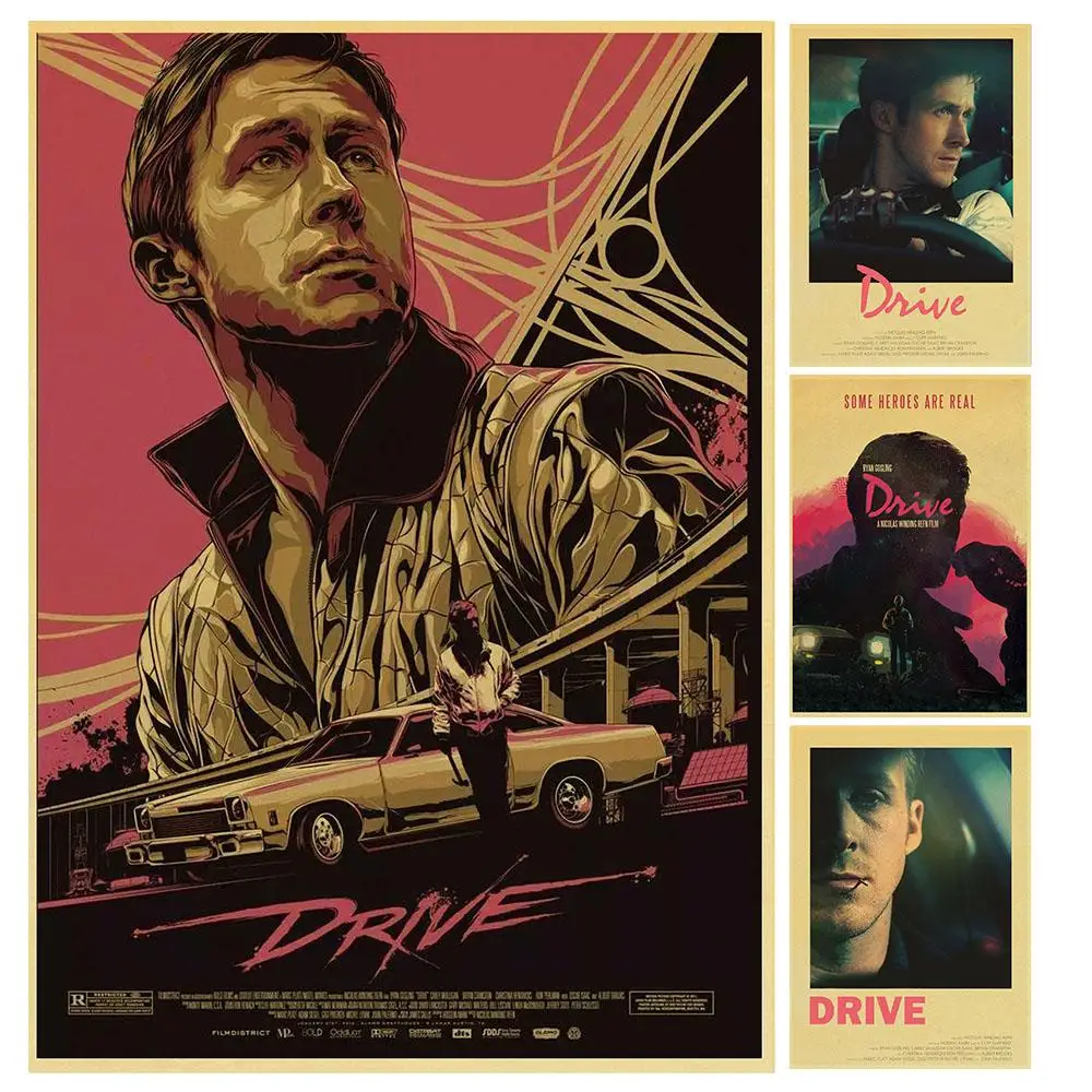 movie drive Ryan Gosling poster Retro Poster Vintage poster Wall Decor For Home Bar Cafe for kid room
movie drive Ryan Gosling poster Retro Poster Vintage poster Wall Decor For Home Bar Cafe for kid room