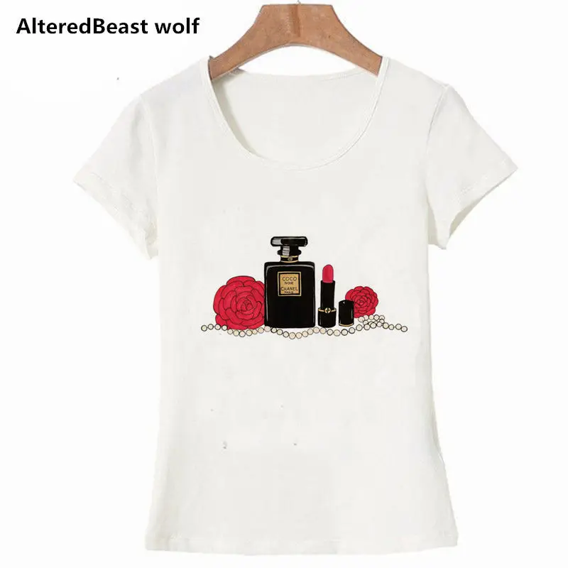 Vogue summer 2019 BTS Perfume Bottle Watercolor Hand Paint Flowers karl T shirt women Fashion Street Tops femme
Vogue summer 2019 BTS Perfume Bottle Watercolor Hand Paint Flowers karl T shirt women Fashion Street Tops femme