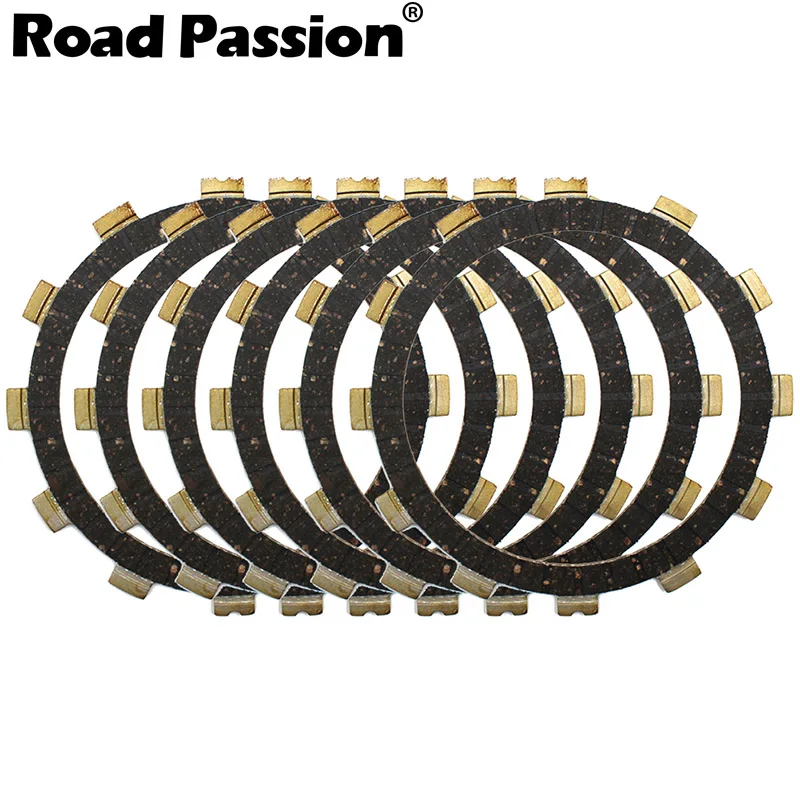 

Road Passion 6pcs Motorcycle Clutch Friction Plates Kit For Suzuki Bandit GSF250 GSF400 74A 75A 77A GSF 250 400
