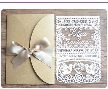 10set/lot free shipping laser cut customized text on wedding invitation card with kfraft envelope
10set/lot free shipping laser cut customized text on wedding invitation card with kfraft envelope