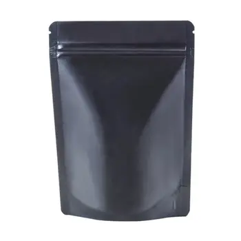High Quality 100pcs Heat Seal Zip Lock Package Bags Aluminum Foil Mylar Tear Notch Matte Black Stand Up Bag Wholesale
High Quality 100pcs Heat Seal Zip Lock Package Bags Aluminum Foil Mylar Tear Notch Matte Black Stand Up Bag Wholesale