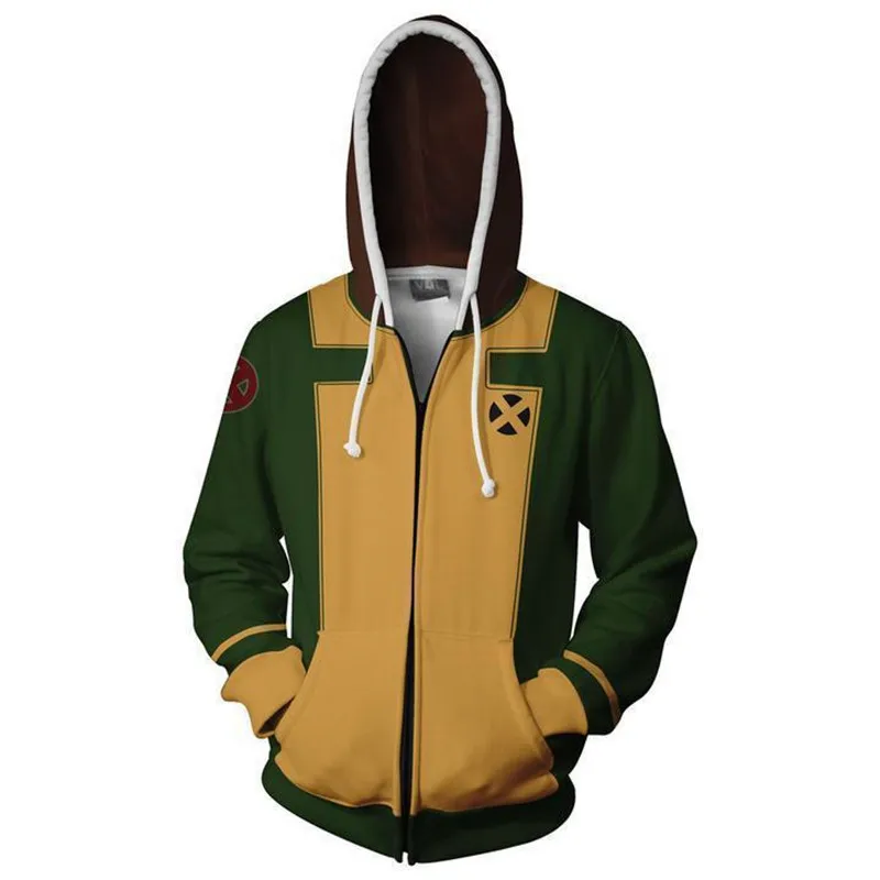X-Men Costume Hoodie Sweatshirts Mens Clothes Wolverine 3D Hoodie Streetwear Zipper Long Sleeves Clothing Logan Howlett Tops
X-Men Costume Hoodie Sweatshirts Mens Clothes Wolverine 3D Hoodie Streetwear Zipper Long Sleeves Clothing Logan Howlett Tops