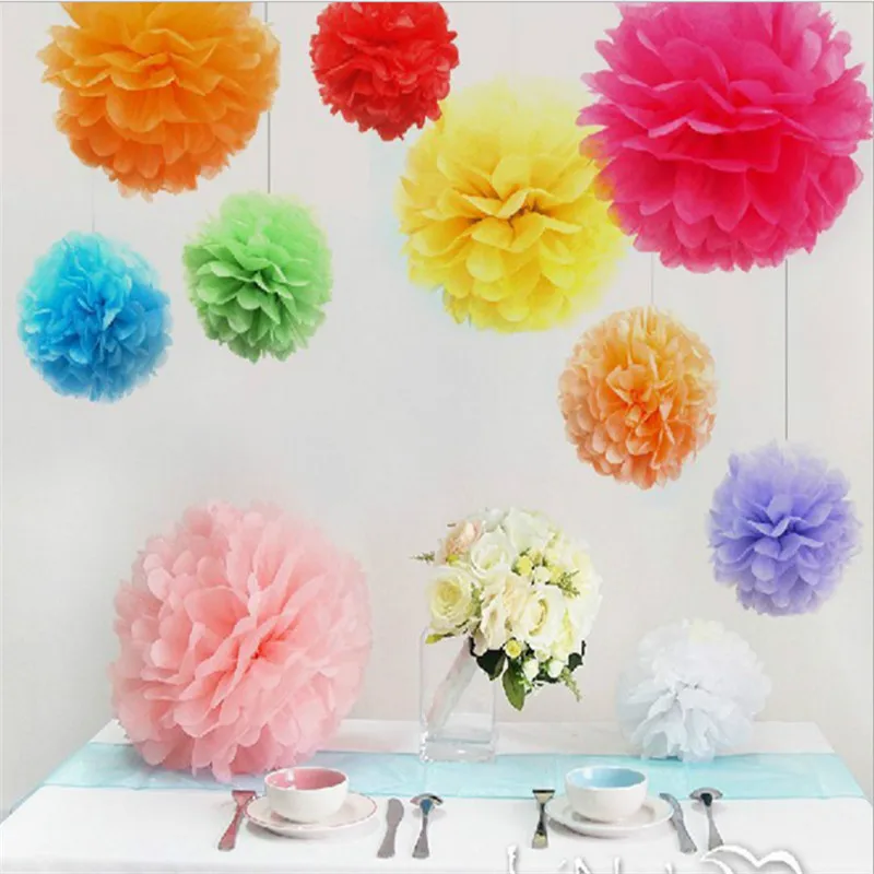 5 pcs 10cm/15cm Beautiful Tissue Pom Poms Paper Flower Ball for Birthday Party Wedding Baby Shower Party Decorations
5 pcs 10cm/15cm Beautiful Tissue Pom Poms Paper Flower Ball for Birthday Party Wedding Baby Shower Party Decorations