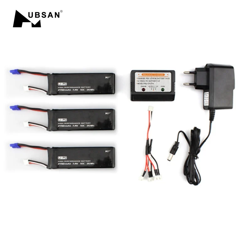 Original Hubsan H501S H501SS H501C X4 RC FPV Quadcopter 3 x 7.4V 10C 2700mAh Lipo Battery & Charger Set Spare Parts Accessories
Original Hubsan H501S H501SS H501C X4 RC FPV Quadcopter 3 x 7.4V 10C 2700mAh Lipo Battery & Charger Set Spare Parts Accessories
