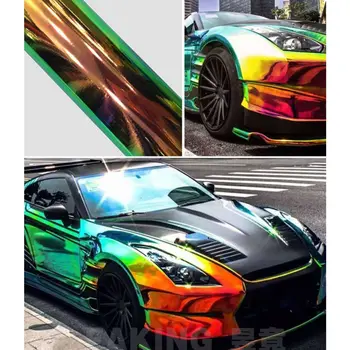 Car Chrome Rainbow Black Backing Effect Craft Vinyl Film DIY Cutting Handmade Self Adhesive Decorative Film With Size 1.38x4m
Car Chrome Rainbow Black Backing Effect Craft Vinyl Film DIY Cutting Handmade Self Adhesive Decorative Film With Size 1.38x4m