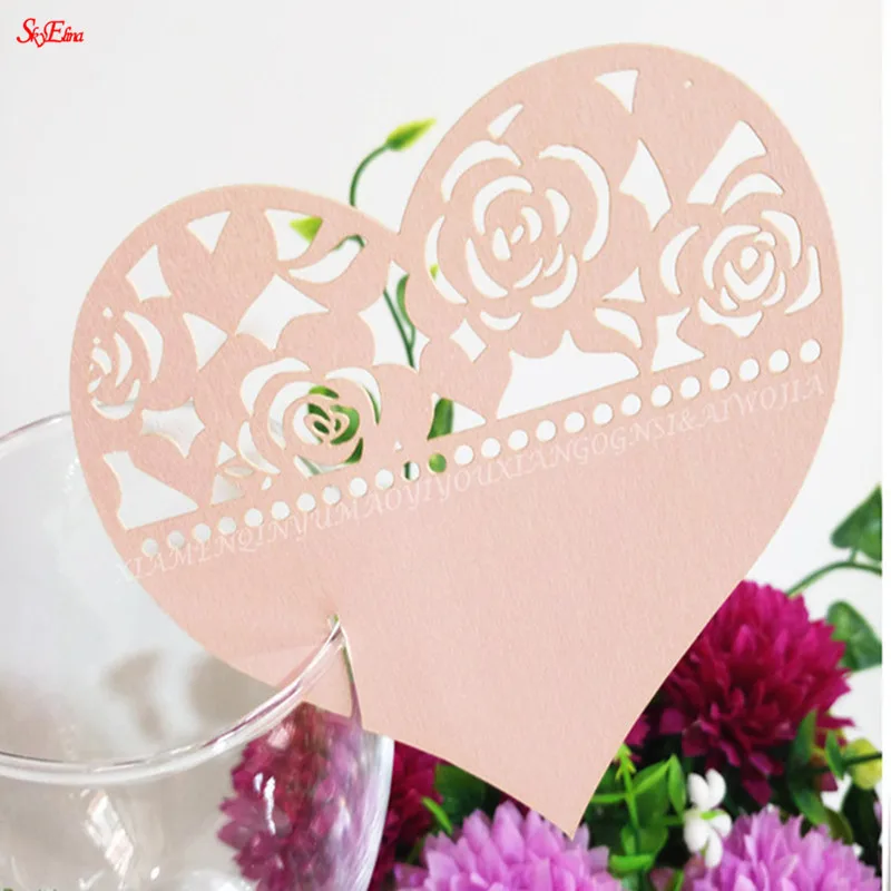 100pcs Laser Cut Wine Glass Card Love Heart Table Name Place Escort Cup Card Party Wedding Decorations For Home 5Z-SH052
100pcs Laser Cut Wine Glass Card Love Heart Table Name Place Escort Cup Card Party Wedding Decorations For Home 5Z-SH052