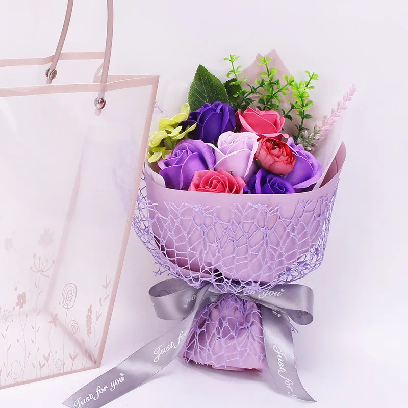 Originality Valentine's Day Anniversary Present Bathing Soap Rose Bouquet Romantic Wedding Home Decoration Artificial Flower
Originality Valentine's Day Anniversary Present Bathing Soap Rose Bouquet Romantic Wedding Home Decoration Artificial Flower