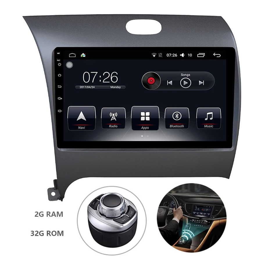 Android 7.1 DIN 9 inch Car DVD GPS For Kia CERATO K3 2014-2018 Native Radio Video Player Wi-Fi
Android 7.1 DIN 9 inch Car DVD GPS For Kia CERATO K3 2014-2018 Native Radio Video Player Wi-Fi