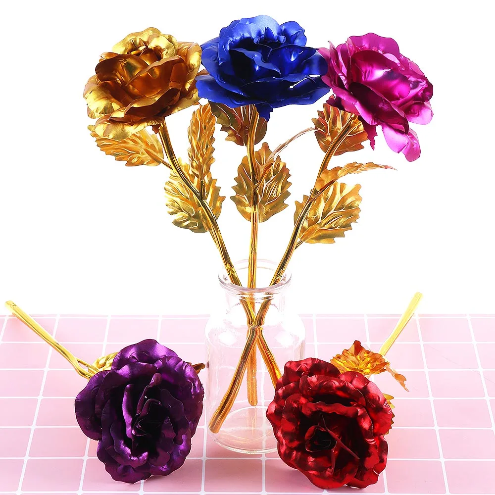24K Gold Plated Rose Flower Mother's Day Valentine's Day Gift Wedding Birthday Party Romantic Golden Flower Decor
24K Gold Plated Rose Flower Mother's Day Valentine's Day Gift Wedding Birthday Party Romantic Golden Flower Decor