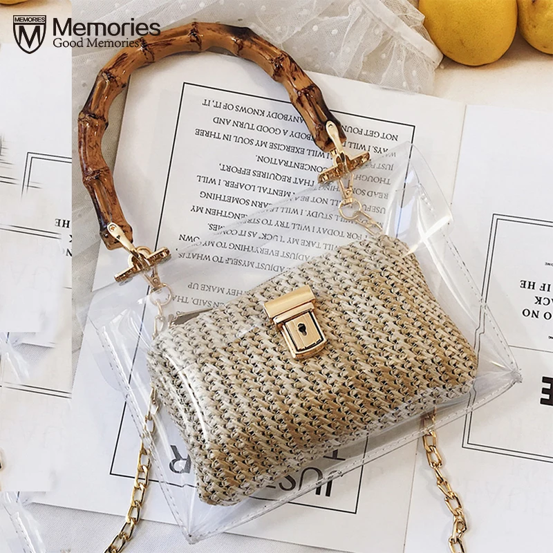 GUBINTU Summer 2019 Small Handbag Transparent Women Hand Bags Chain Straw bag Lady Travel Beach Shoulder Cross Body Bag Holiday
GUBINTU Summer 2019 Small Handbag Transparent Women Hand Bags Chain Straw bag Lady Travel Beach Shoulder Cross Body Bag Holiday