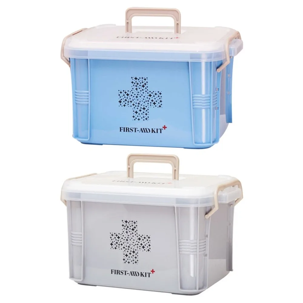 26.5CM/33.5cm Large Capacity Medicine Box First Aid Kit Plastic Box Emergency Kit Container Multi-layer Home Storage Organizer
26.5CM/33.5cm Large Capacity Medicine Box First Aid Kit Plastic Box Emergency Kit Container Multi-layer Home Storage Organizer