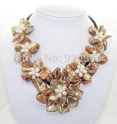 FREE SHIPPING>@@> Wholesale Free P&P***pretty golden mother of pearl shell weave flower pendant necklace 18" jewelry
FREE SHIPPING>@@> Wholesale Free P&P***pretty golden mother of pearl shell weave flower pendant necklace 18" jewelry