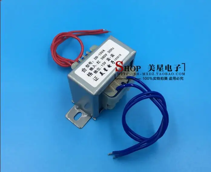 15V 0.66A Transformer 10VA 380V input Power Transformer EI48 Transformer for power supply transformer
15V 0.66A Transformer 10VA 380V input Power Transformer EI48 Transformer for power supply transformer