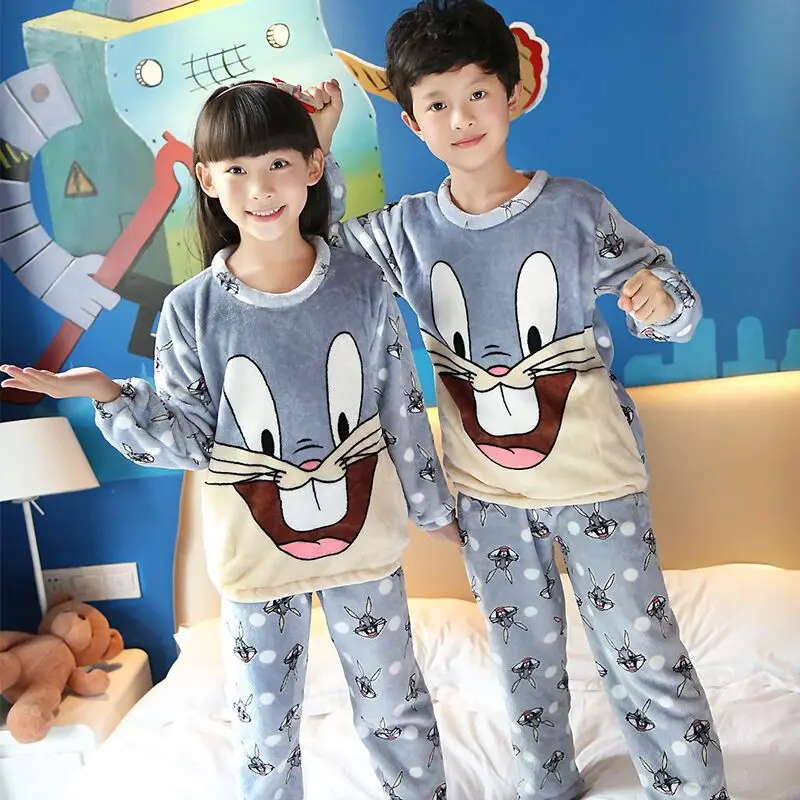 Winter Kids Flannel pajamas set Children Warm Coral Fleece Nighties Cartoon Sleepwear Girls long sleeved Lounge Homewear HJ012
Winter Kids Flannel pajamas set Children Warm Coral Fleece Nighties Cartoon Sleepwear Girls long sleeved Lounge Homewear HJ012
