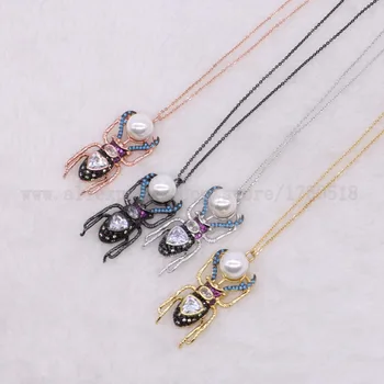 5 pieces bugs charm necklace paved zircon necklace with shell bead costume jewelry high quality stone gems gift for women 2868
5 pieces bugs charm necklace paved zircon necklace with shell bead costume jewelry high quality stone gems gift for women 2868