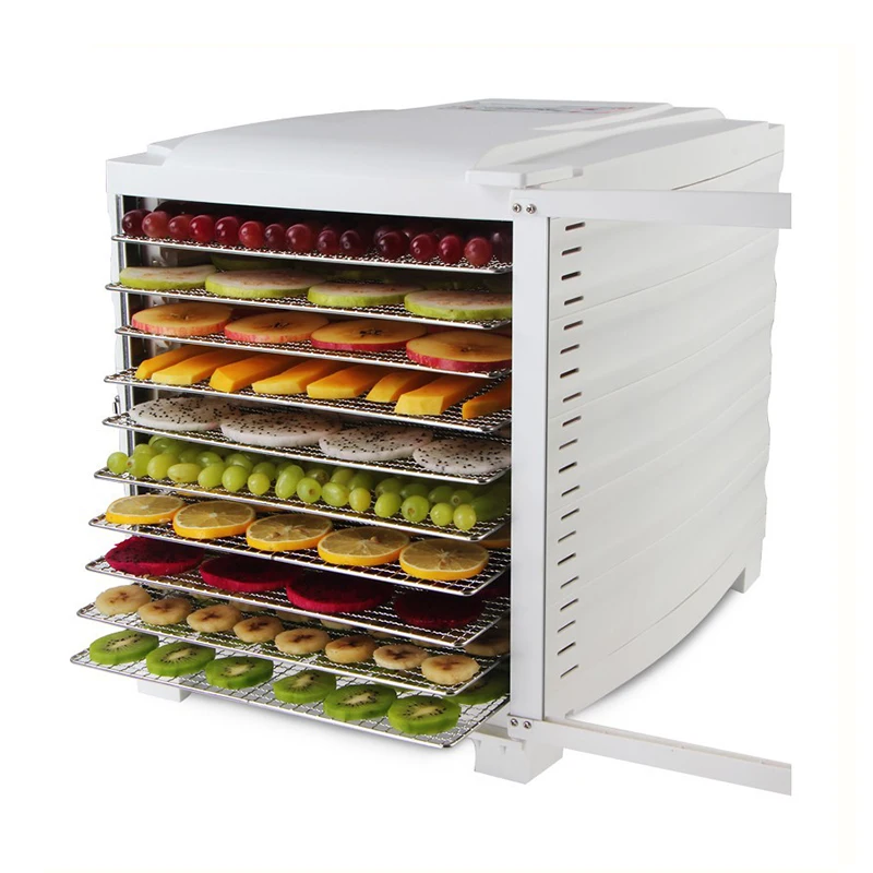 Commercial Dryer For Vegetables And Fruits 10-layer Stainless Steel Food Dehydrator Electric Vegetable Dryer FD-410
Commercial Dryer For Vegetables And Fruits 10-layer Stainless Steel Food Dehydrator Electric Vegetable Dryer FD-410
