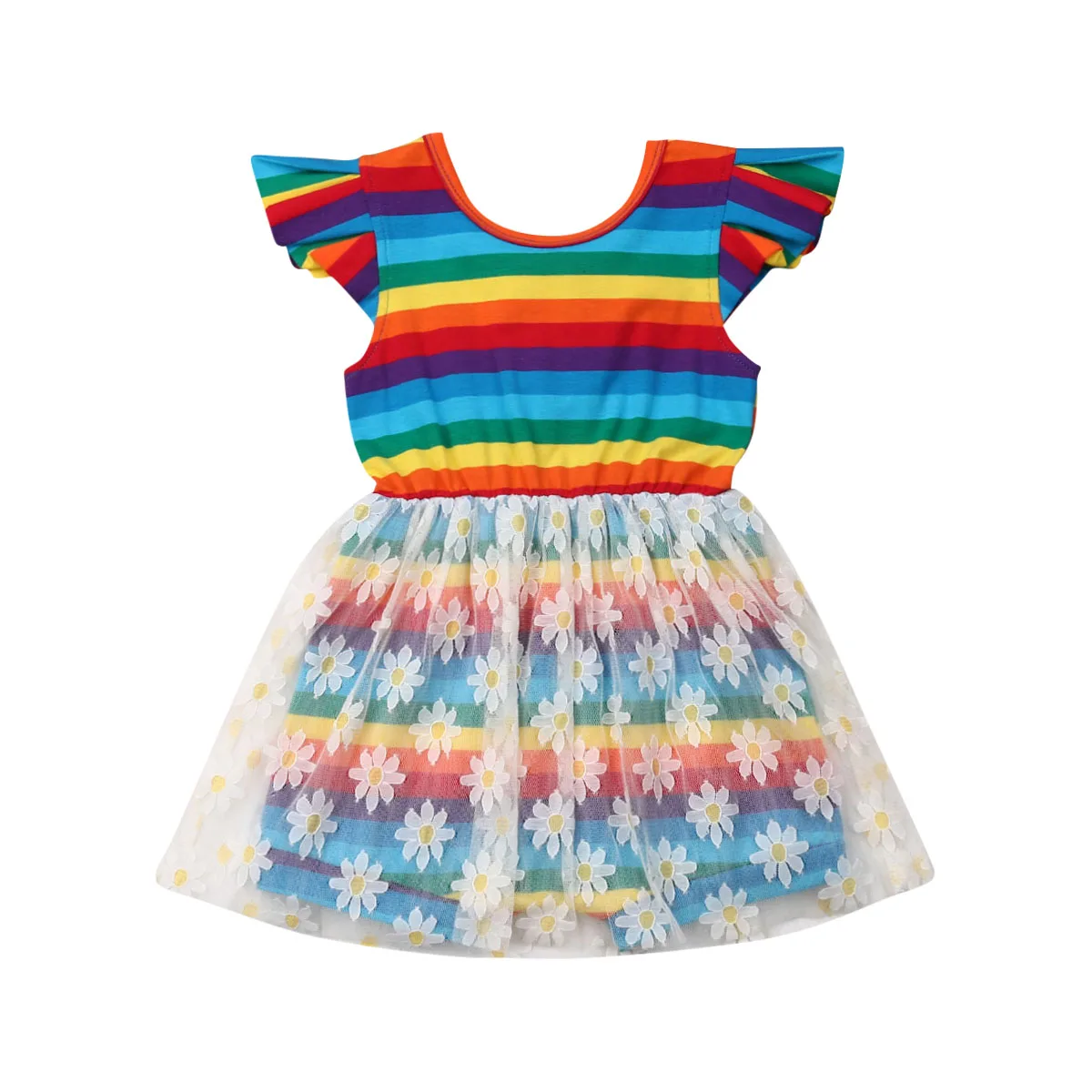 Toddler Kids Colorful Romper 2019 Summer New Arrival Girl Backless Rainbow Strap Jumpsuit Beach Style Cotton Short Pant
Toddler Kids Colorful Romper 2019 Summer New Arrival Girl Backless Rainbow Strap Jumpsuit Beach Style Cotton Short Pant