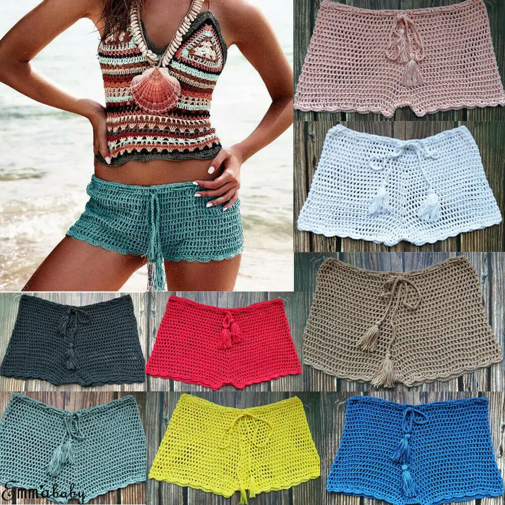 2019 Newest Women bikini bottoms shorts Summer Pure color bandage Crochet Swimming Bikini pool Cover ups Biquinis swimsuit Beach
2019 Newest Women bikini bottoms shorts Summer Pure color bandage Crochet Swimming Bikini pool Cover ups Biquinis swimsuit Beach