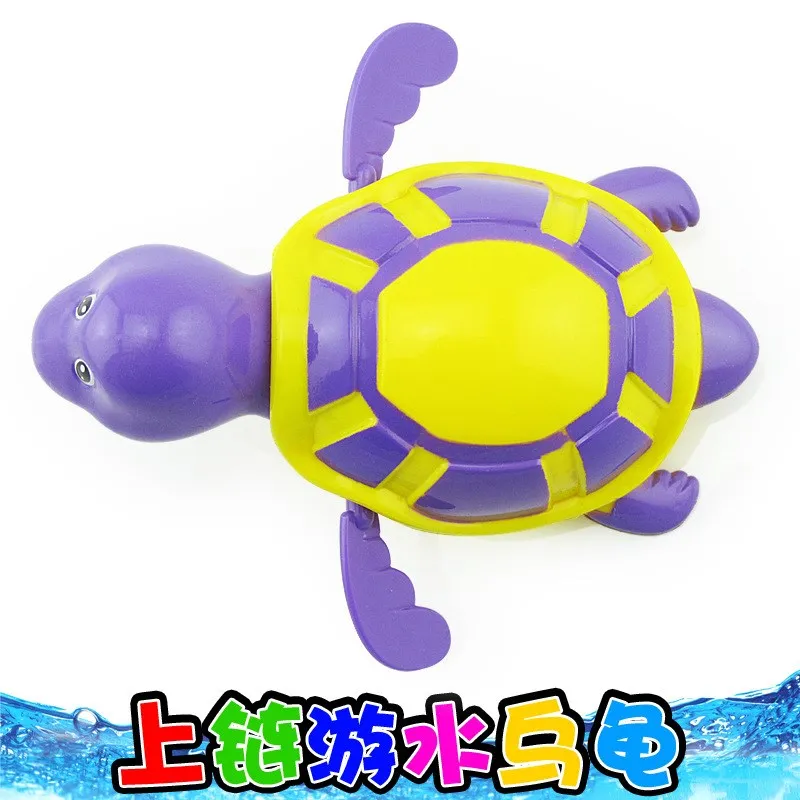 Clockwork Toy Wind Up Crocodile Toy Turtles Water Swim Kid Bath Pool Tub Animal Education Wind Up Toys For Children Random Color