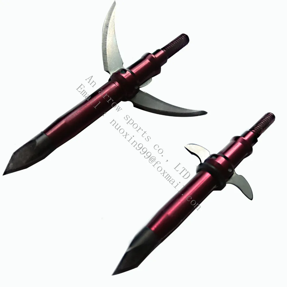bow and arrow hidden blade hunting knife hunting broadheads 100grain 3 blades7.3cm of length AXE arrowhead tip free shiping6pack
bow and arrow hidden blade hunting knife hunting broadheads 100grain 3 blades7.3cm of length AXE arrowhead tip free shiping6pack