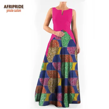 2018 spring maxi party dress for women AFRIPRIDE sleeveless o-neck floor length trumpet women cotton dress for party A1825032
2018 spring maxi party dress for women AFRIPRIDE sleeveless o-neck floor length trumpet women cotton dress for party A1825032