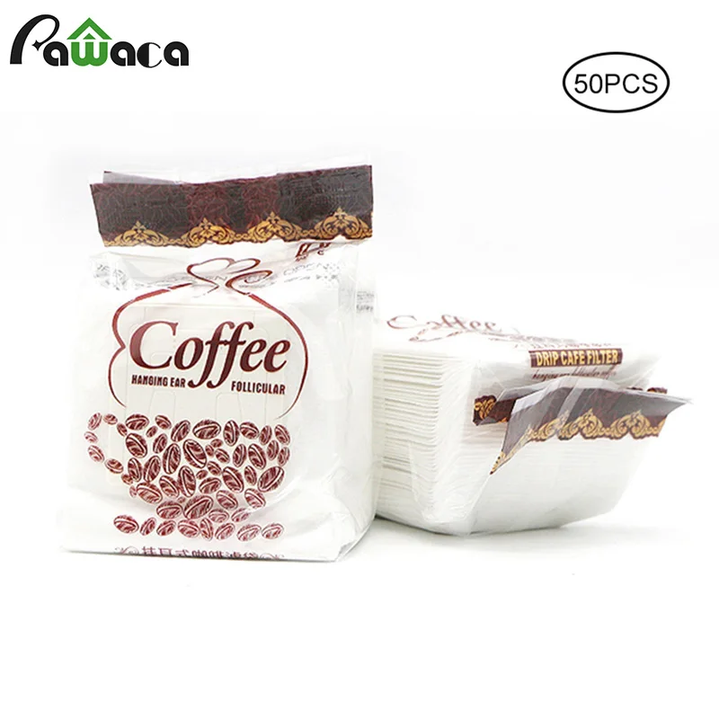 50pcs/lot Premium Coffee Filter Paper Disposable Hanging Ear Drip Filter Bag Coffee Dripper Cups Drip Bag for Home, Outdoor
50pcs/lot Premium Coffee Filter Paper Disposable Hanging Ear Drip Filter Bag Coffee Dripper Cups Drip Bag for Home, Outdoor