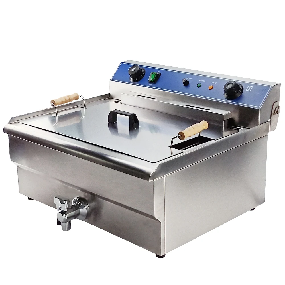 Commercial Use Deep Fryer 220V 7000W 30L Large Industrial Fat Fryer Electric Oil Fat Frying Machine Fried Fish Chicken Potato
Commercial Use Deep Fryer 220V 7000W 30L Large Industrial Fat Fryer Electric Oil Fat Frying Machine Fried Fish Chicken Potato