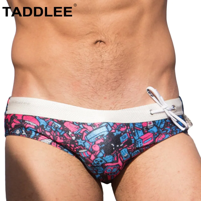 

Taddlee Brand Swimwear Men Swimsuits Sexy Swim Boxer Briefs Bikini Gay Penis Pouch WJ Pad Inside Surfing Board Shorts Trunks New