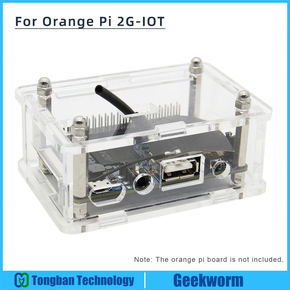 Orange Pi 2G-IOT Acrylic Case, Transparent Enclosure / Protective Shell Set for Orange Pi 2G-IOT Motherboard
Orange Pi 2G-IOT Acrylic Case, Transparent Enclosure / Protective Shell Set for Orange Pi 2G-IOT Motherboard