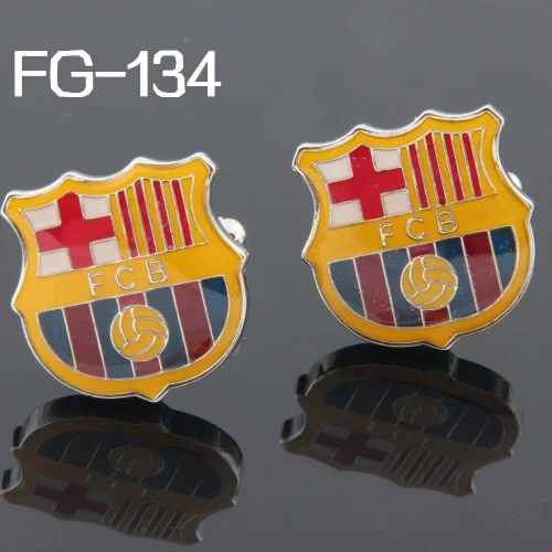 Fashion Cufflinks FREE SHIPPING:High Quality Cufflinks For Men FIGURE 2016Cuff Links Football Team Logo Barca Wholesales
Fashion Cufflinks FREE SHIPPING:High Quality Cufflinks For Men FIGURE 2016Cuff Links Football Team Logo Barca Wholesales